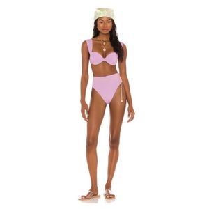 NWT WeWoreWhat Claudia Top Emily Bottoms Bikini Set